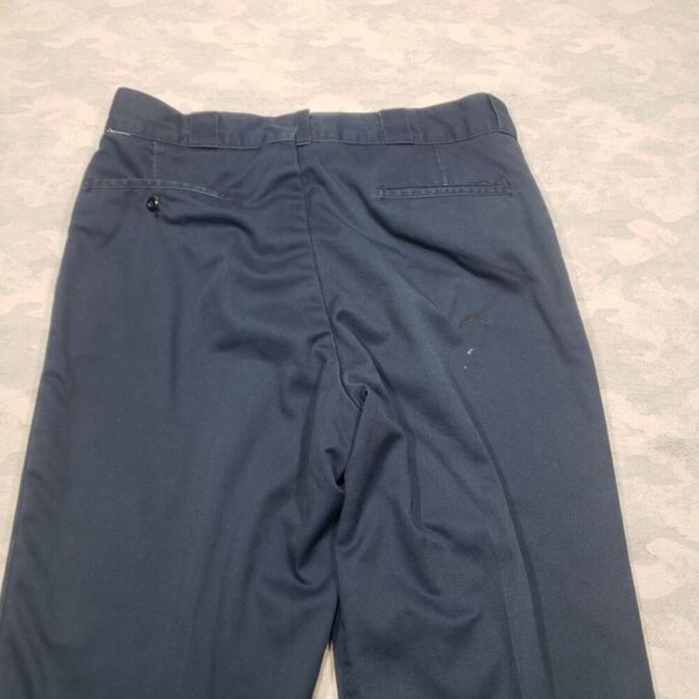 Vintage LL Bean Pants Mens 36x29 Blue Fleece Lined Freeport Maine - Picture 9 of 12
